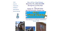 Desktop Screenshot of hiteswindowcleaning.com