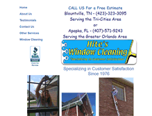 Tablet Screenshot of hiteswindowcleaning.com